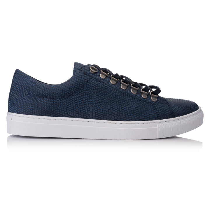 VELO ECO Lizzard sötétkék bőr sneaker