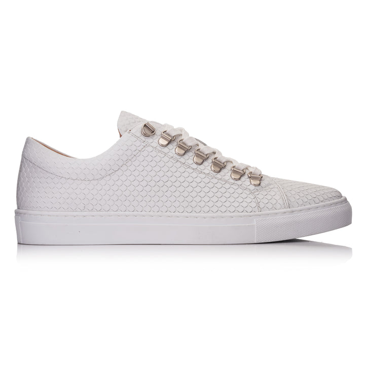 VELO ECO fehér dombornyomott bőr sneaker