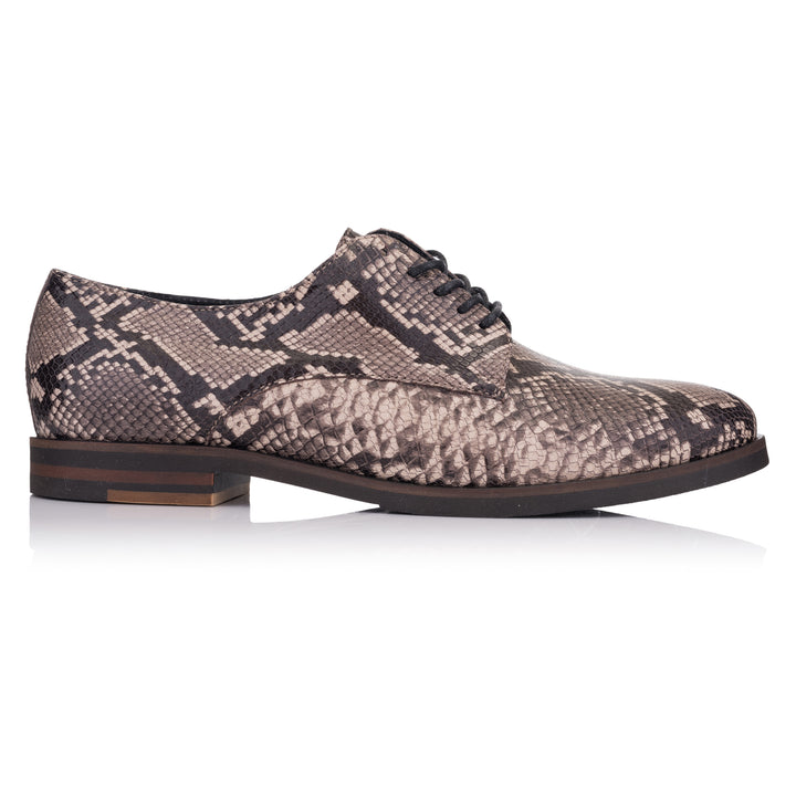 LIDIA GIBSON Lt.taupe bőr Snake sneaker