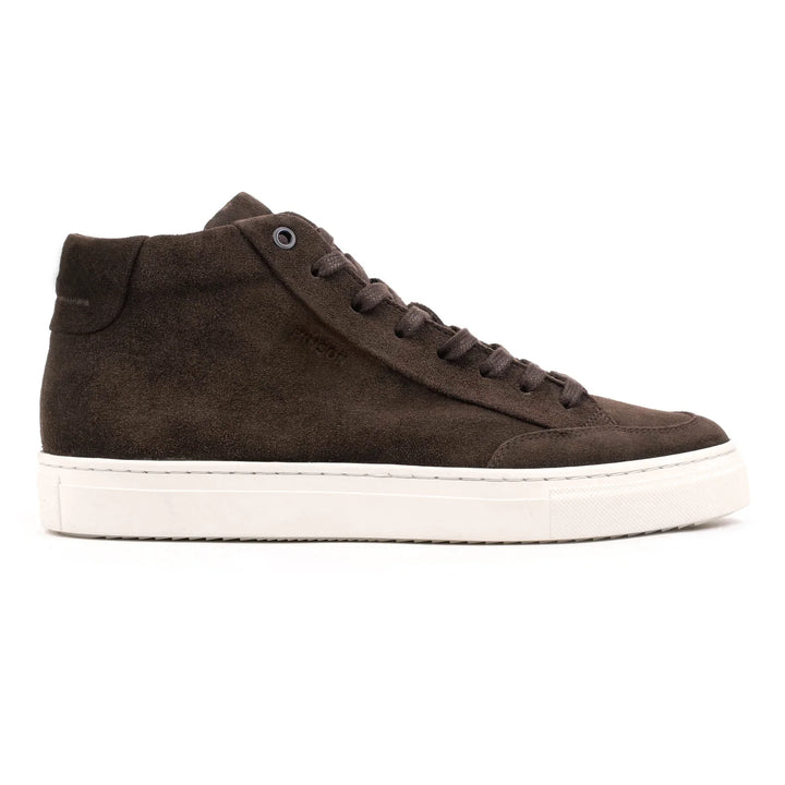 MALTON CLASSIC HIGH TOP Tdm Chocolate Suede sneaker