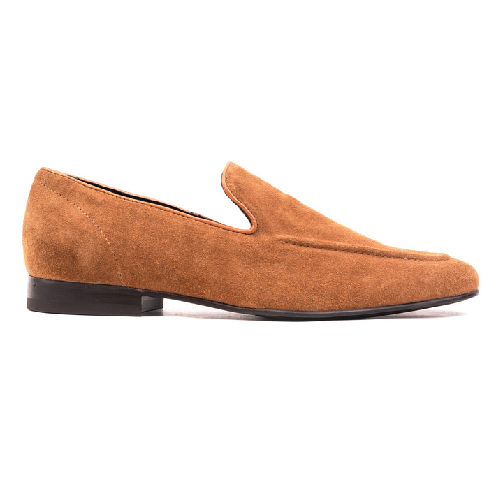 SILVA MOCCASIN konyak színű Suede sneaker