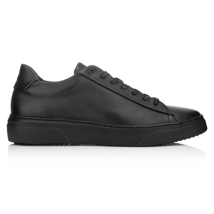 KEA BASE LOW BS fekete mart bőr sneaker