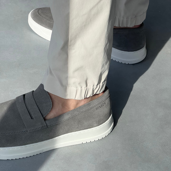 PALMER LOAFER szürke velúr