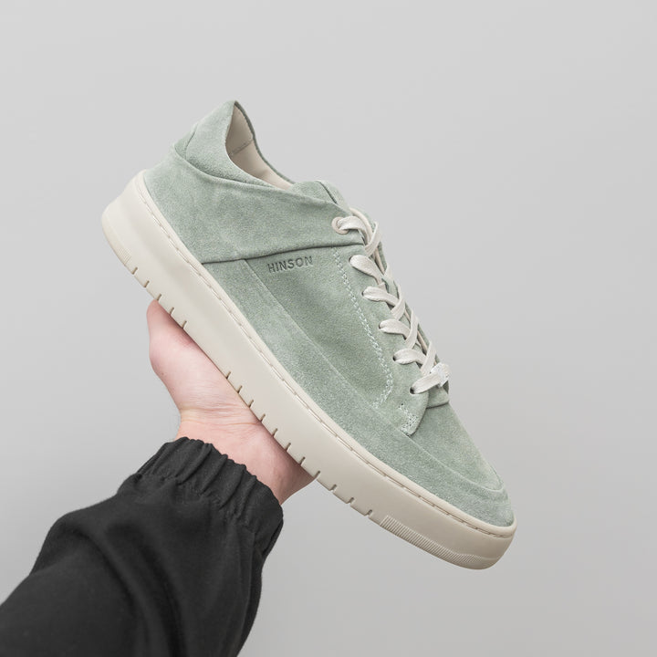 BENNET P4 LOW Mint Suede sneaker
