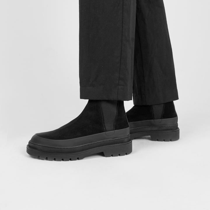 SPECTER CHELSEA BOOT fekete bőr Suede