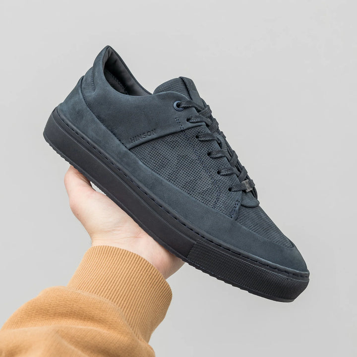 SORREN P3 LOW MS Dk kék Embossed sneaker